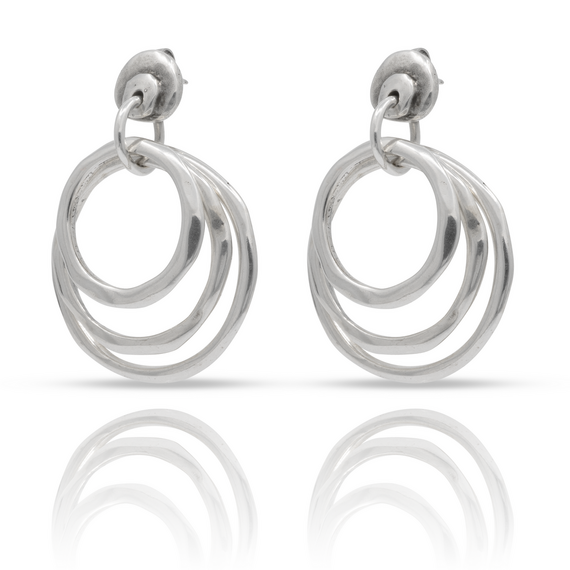 Серебряные серьги женские Хипстер UNOde50 Hipster, изображение 3