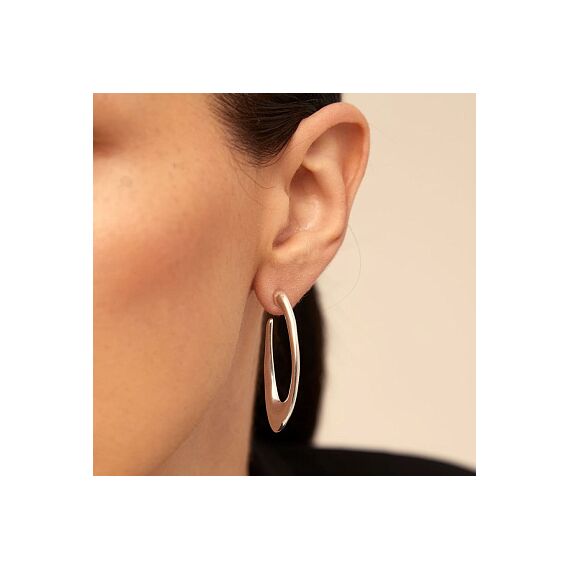 Серебряные серьги женские Траектория UNOde50 Do you orbit, изображение 4