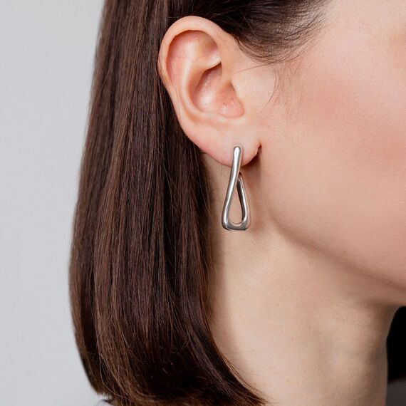 Серебряные серьги женские Для тебя UNOde50 For U, изображение 3