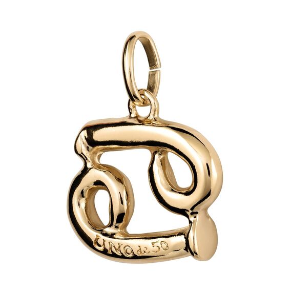 Золотая подвеска знак зодиака Рак UNOde50 Cancer, изображение 2
