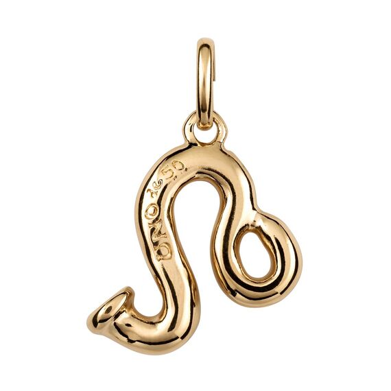 Золотая подвеска знак зодиака Лев UNOde50 Leo