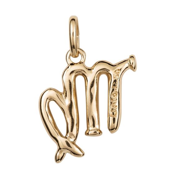 Золотая подвеска знак зодиака Дева UNOde50 Virgo