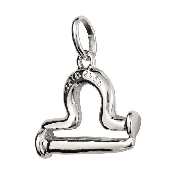 Серебряная подвеска знак зодиака Весы UNOde50 Libra, изображение 2