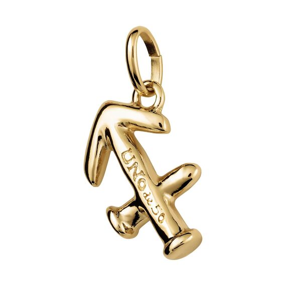 Золотая подвеска знак зодиака Стрелец UNOde50 Sagittarius, изображение 2