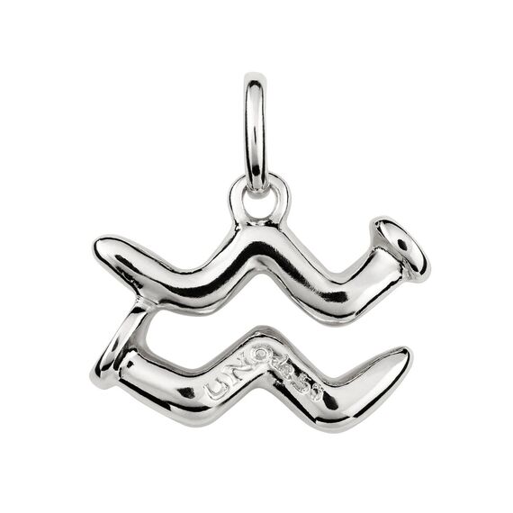 Серебряная подвеска знак зодиака Водолей UNOde50 Aquarius