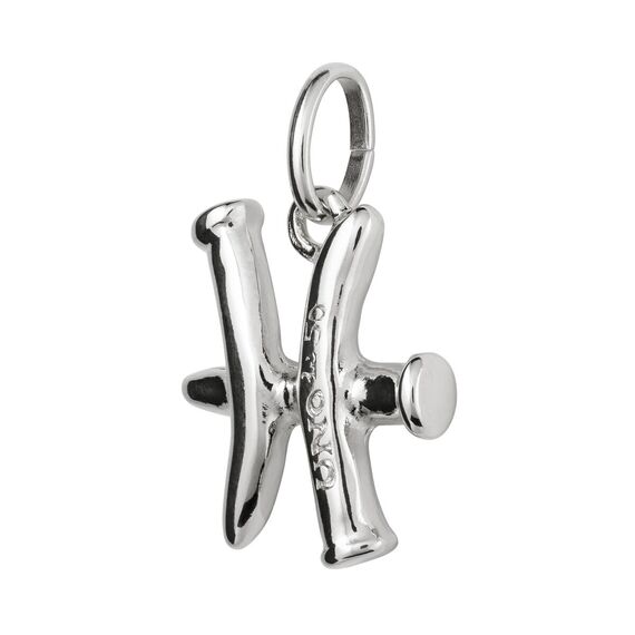 Серебряная подвеска знак зодиака Рыбы UNOde50 Piscis, изображение 2