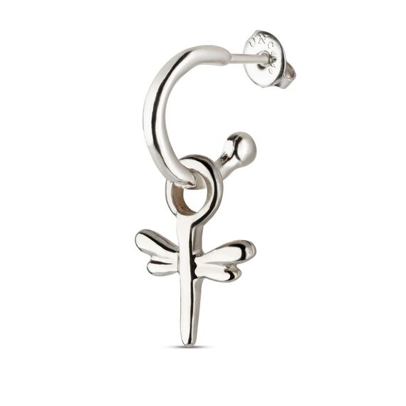 Серебряная подвеска для пирсинга Стрекоза UNOde50 Fly high, изображение 3