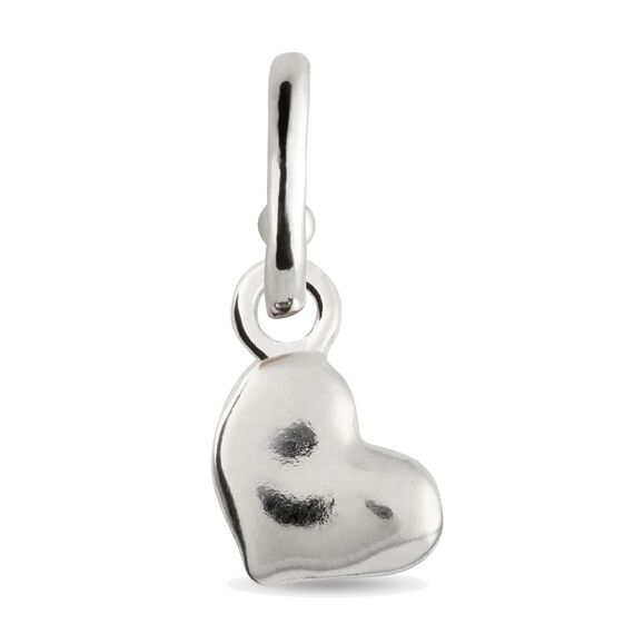 Серебряная подвеска женская для пирсинга Сердце UNOde50 Full Hart