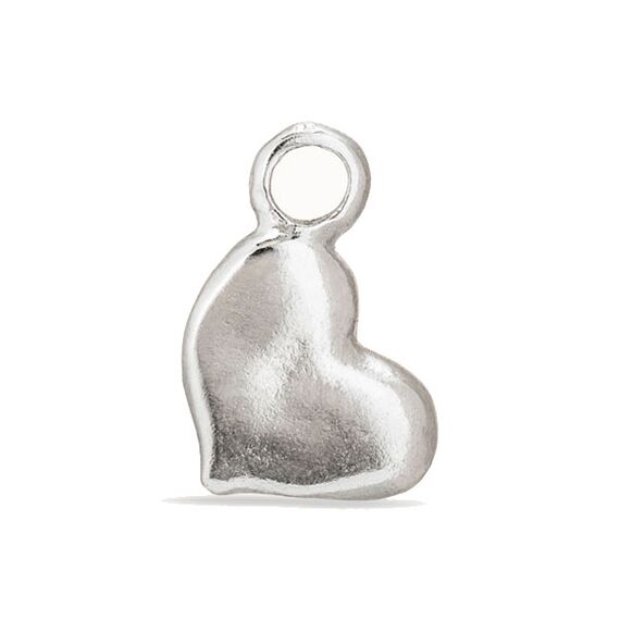 Серебряная подвеска женская для пирсинга Сердце UNOde50 Full Hart, изображение 2