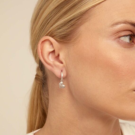 Серебряная подвеска женская для пирсинга Сердце UNOde50 Full Hart, изображение 5