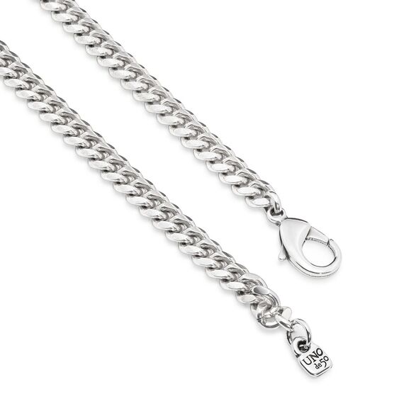 Серебряная цепочка массивная плоская Мачо UNOde50 Macho man, изображение 2