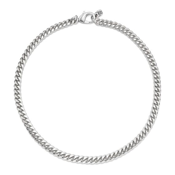 Серебряная цепочка массивная плоская Мачо UNOde50 Macho man, изображение 3