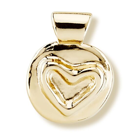 Золотая подвеска женская Сердце UNOde50 Heart