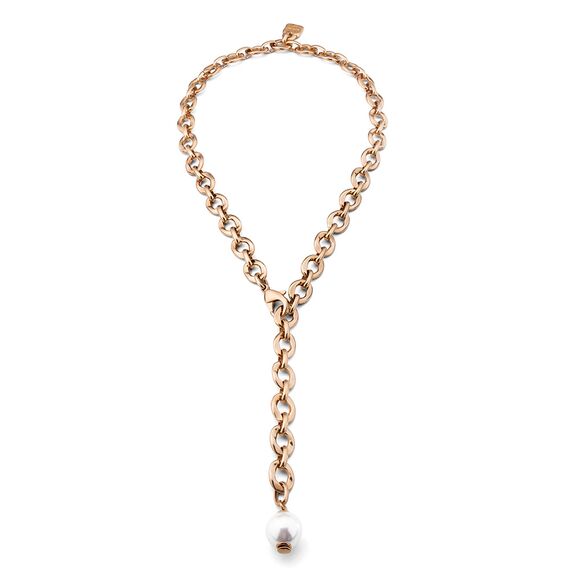 Золотое колье женское с жемчугом UNOde50 Joy of Living