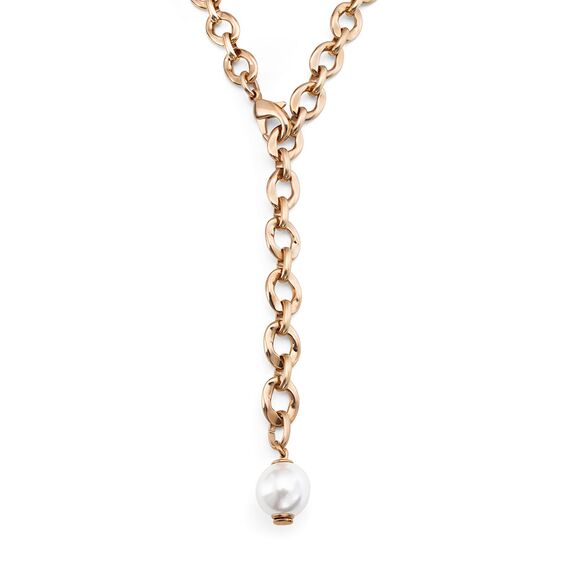 Золотое колье женское с жемчугом UNOde50 Joy of Living, изображение 3