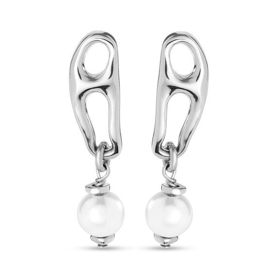 Серебряные серьги женские с жемчугом UNOde50 Pearl & Match