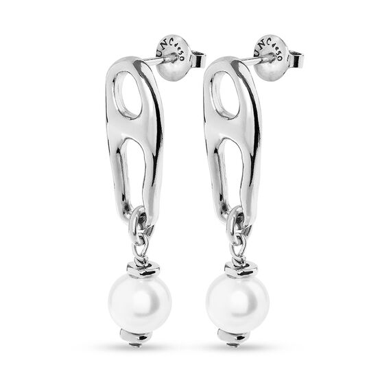 Серебряные серьги женские с жемчугом UNOde50 Pearl & Match, изображение 2