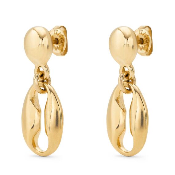 Золотые серьги женские UNOde50 Merci, изображение 2