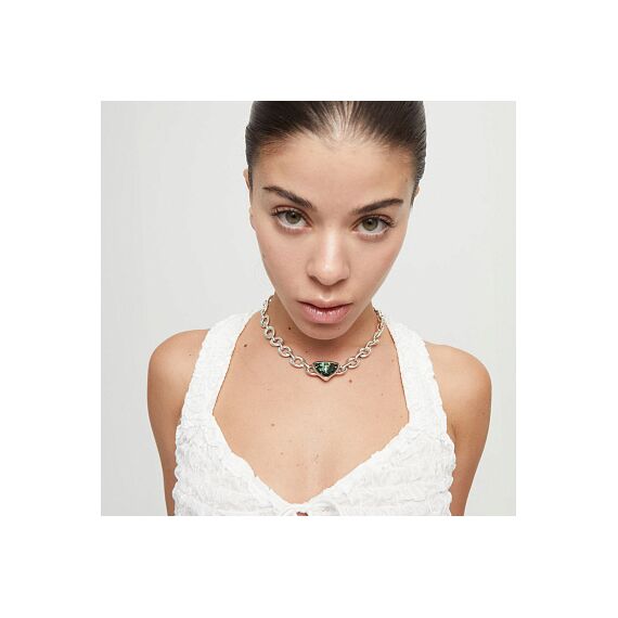 Серебряное ожерелье с кристаллом Сваровски UNOde50 Ser Camaleonica, изображение 4