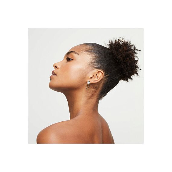 Золотые серьги с кристаллами Сваровски UNOde50 Ser Camaleonica, изображение 4