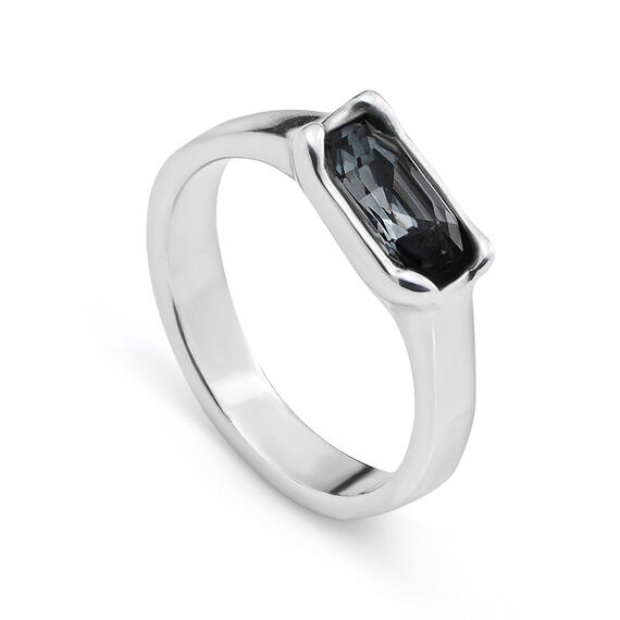 Серебряное кольцо с кристаллом Сваровски Кобра UNOde50 Cobra, Размер (мм): 15,3-15,7