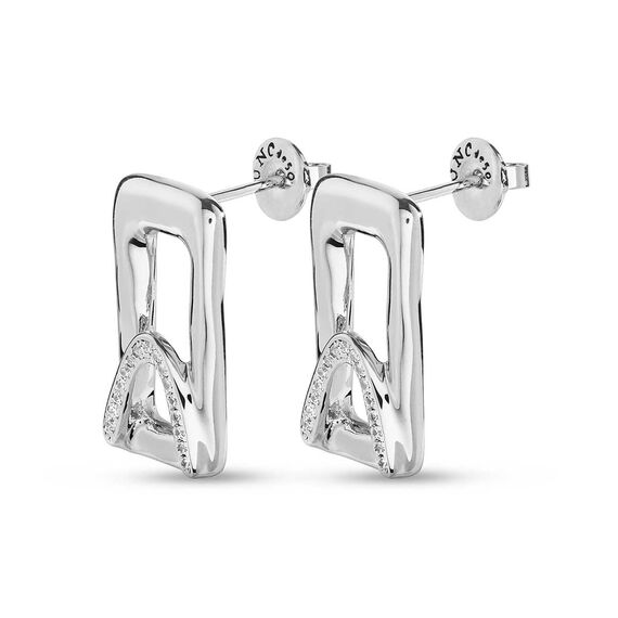 Серебряные серьги женские с топазами UNOde50 Stand out Topaz, изображение 2