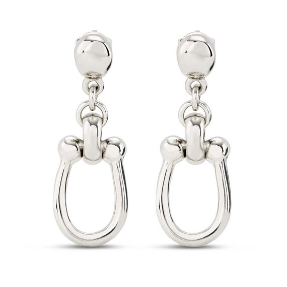 Серебряные серьги женские Подкова UNOde50 Serotonin