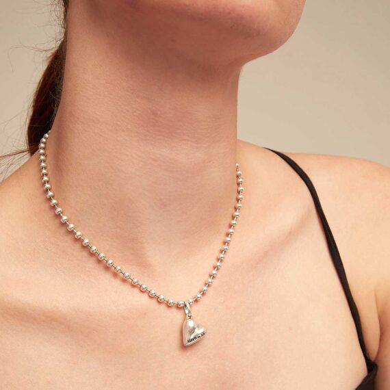 Серебряная подвеска женская Сердце UNOde50 Charm Heart, изображение 4