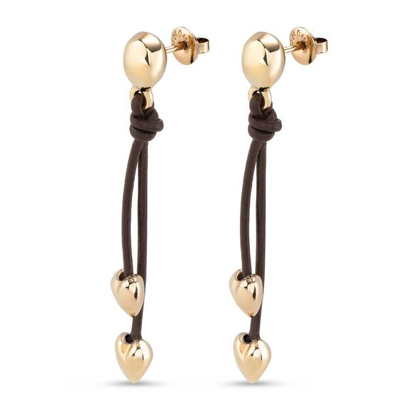 Золотые серьги женские UNOde50 Pretty Love, изображение 2