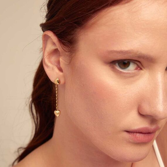 Золотые серьги женские UNOde50 Cupido, изображение 4