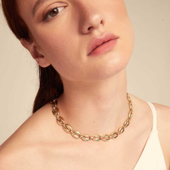 Женское ожерелье с золотом UNOde50 Merci, изображение 4