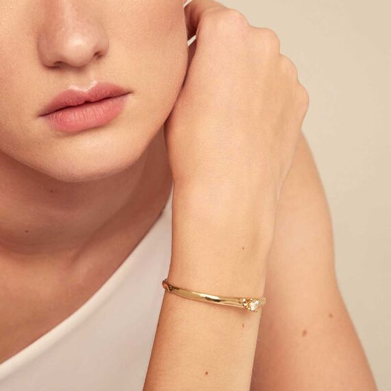 Золотой браслет женский с цирконием UNOde50 Cosmos, изображение 4