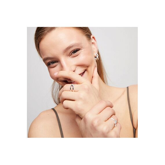 Серебряные кольцо женское с топазом UNOde50 Ser Indomable, Размер (мм): 17,3-17,7, изображение 4