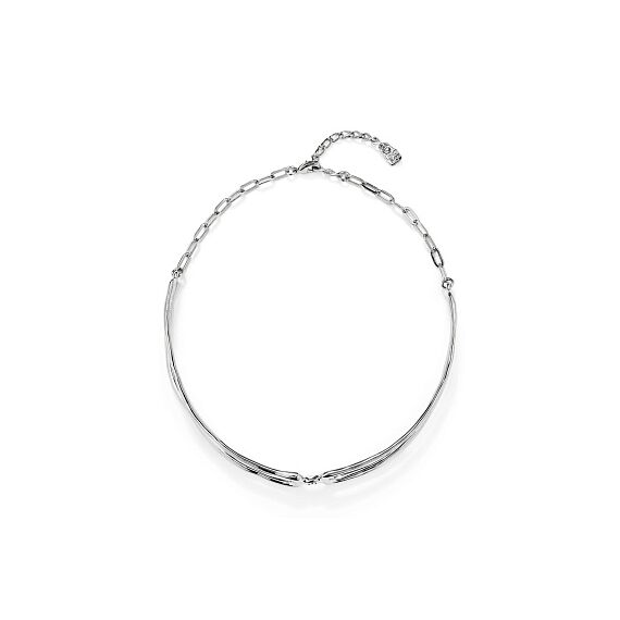 Серебряное ожерелье женское двойное с топазом UNOde50 Ser Indomable, изображение 2