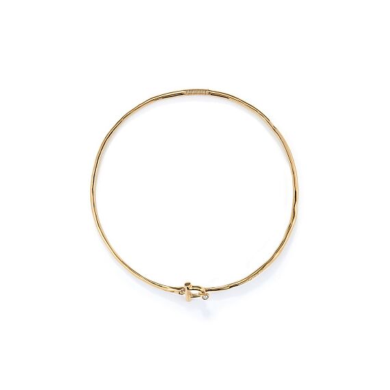 Золотое ожерелье женское с топазом UNOde50 Ser Indomable, Размер (мм): 370, изображение 3