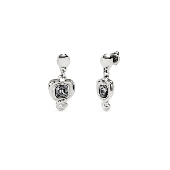 Серебряные серьги женские с кристаллом Сваровски UNOde50 Ser Expresiva