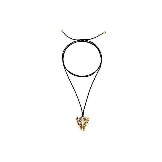Золотое колье женское Крылья UNOde50 Ser Invencible