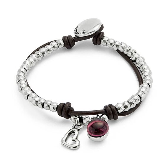 Серебряный браслет женский с муранским стеклом UNOde50 Ser Fascinante