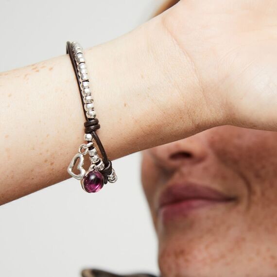 Серебряный браслет женский с муранским стеклом UNOde50 Ser Fascinante, изображение 3