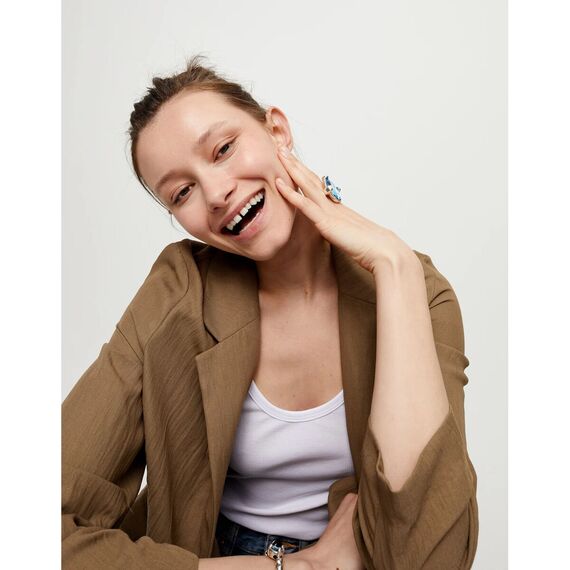 Серебряное кольцо женское с кристаллом UNOde50 Ser Deslumbrante, Размер (мм): 16,3-16,7, изображение 4