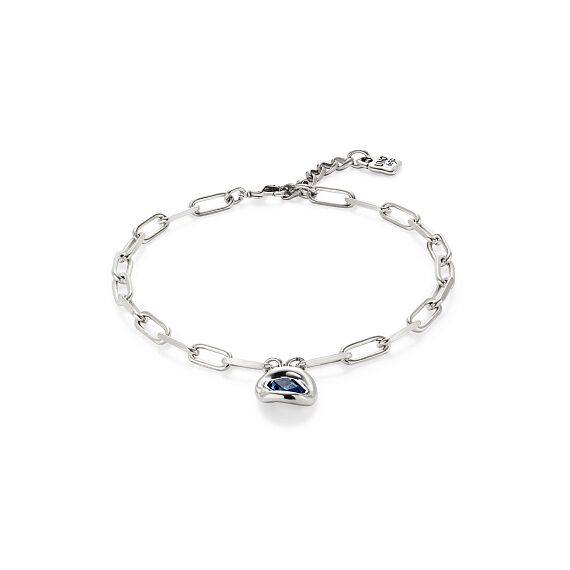 Серебряное ожерелье женское с кристаллом Сваровски UNOde50 Ser Valiente, изображение 2