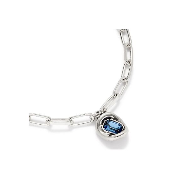 Серебряное ожерелье женское с кристаллом Сваровски UNOde50 Ser Valiente, изображение 3