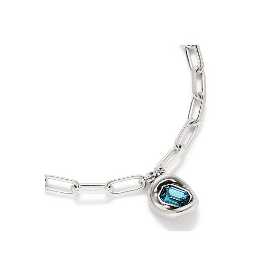 Серебряное ожерелье женское с кристаллом Сваровски UNOde50 Ser Valiente, изображение 3