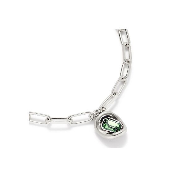 Серебряное ожерелье женское с кристаллом Сваровски UNOde50 Ser Valiente, изображение 3