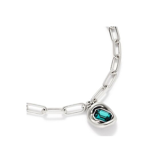 Серебряное ожерелье женское с кристаллом Сваровски UNOde50 Ser Valiente, изображение 3