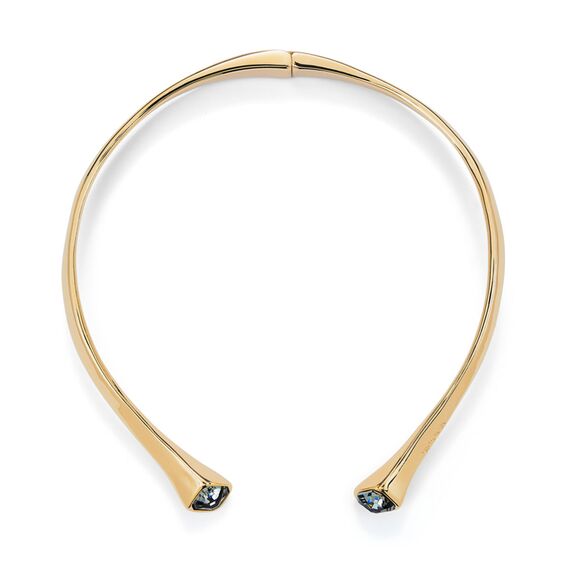 Золотое ожерелье с кристаллами Сваровски UnoDe50 Ser Sin Complejos, изображение 2