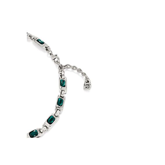 Серебряное ожерелье женское с кристаллами Сваровски UNOde50 Ser Magnetica, изображение 3