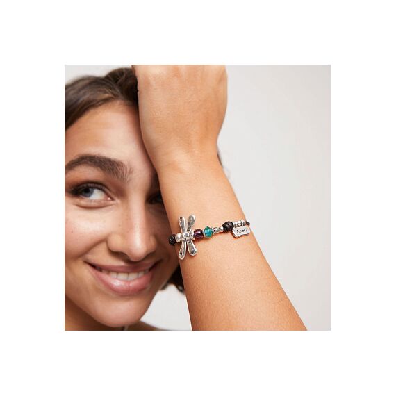 Кожаный браслет женский с серебром UNOde50 Ser Rebelde, изображение 4