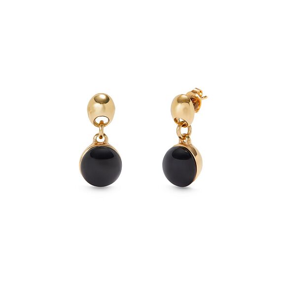 Золотые серьги женские с муранским стеклом UNOde50 Ser Fascinante