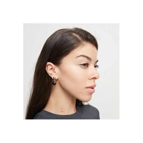 Золотые серьги женские с муранским стеклом UNOde50 Ser Fascinante, изображение 4